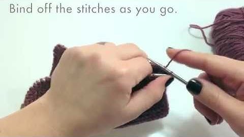 Sew As You Go Bind Off
