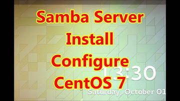Samba Server Easy Install and Configure CentOS7