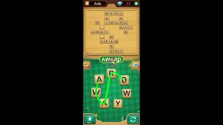 Word Link (by Worzzle Games) - free offline words puzzle game for Android and iOS - gameplay. screenshot 1