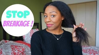 How To Stop Hair Breakage & Retain Length | Natural Hair