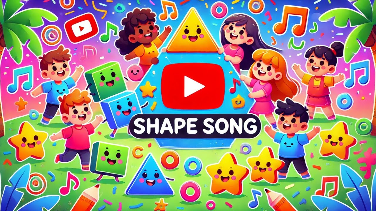 Shape Song | Shapes | Shapes song |Songs on Shapes #learnshapesforkids ...