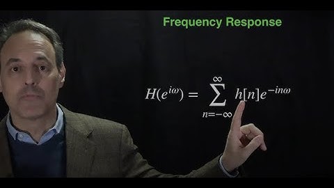 Introduction to Signal Processing:   Input-Output with Fourier Series (Lecture 15)
