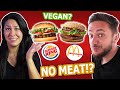 Trying Veggie & Vegan Burgers! (Burger King vs McDonald's)