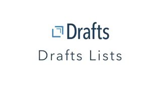 Drafts Lists | Getting to Know Drafts with David Sparks