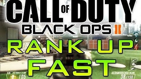Black Ops 2 - Top 5 Game Modes to Rank Up Fast! - Quick Tip