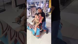 Aghnia dan kak via naik motoran dinosaurus🤭 #shorts #short #shortvideo #motoran #happy #viral