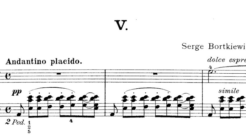 Sergei Bortkiewicz - Prelude Op.13/5 (Andante Placido)