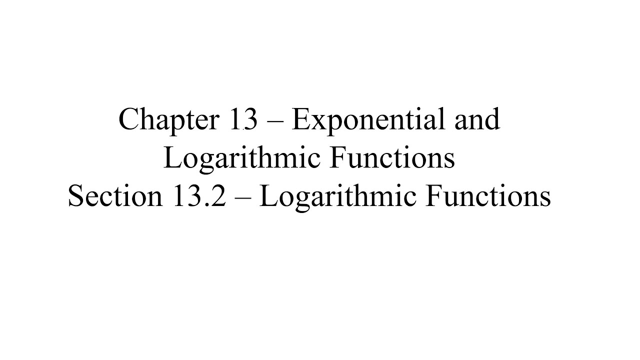 13.2 Lecture - YouTube