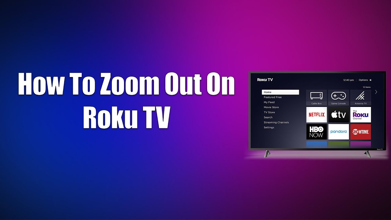 How To Zoom Out On Roku TV - YouTube