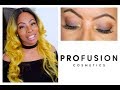 BROWN EYES Makeup Tutorial | Profusion Cosmetics PEACH Metals Palette