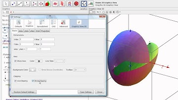 GeoGebra 5.0 Beta (with 3D)- "clipping box"