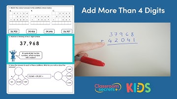 Year 5 Add More Than 4 Digits Answer Video