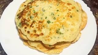 Лепешки на сковороде без раскатки теста/Flatbreads in a frying pan without rolling out the dough