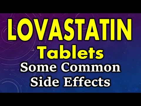 Video: Lovastatin - Instructies Voor Het Gebruik Van Tablets, Prijs, Analogen, Beoordelingen