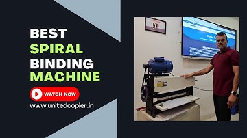 Heavy Duty Spiral Binding Machine With Motor Installation and Demo | Machine for High Volume Project