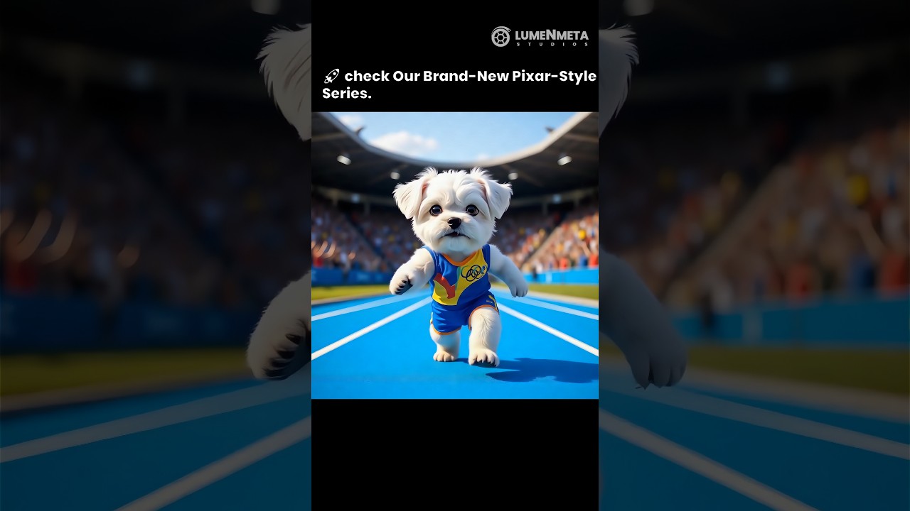 ✨ Pixar-Style Short | Puppy at the Olympics 🐾