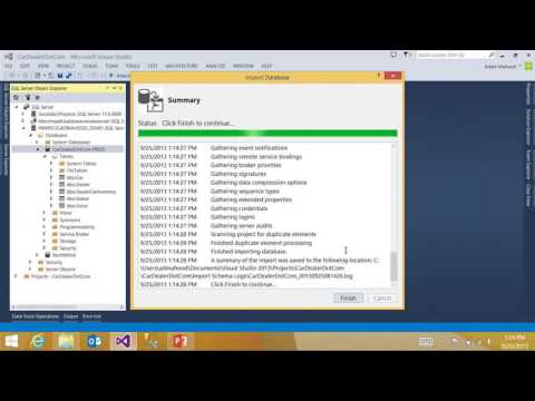 Introducing Sql Server Database Projects Tooling in VS 2013
