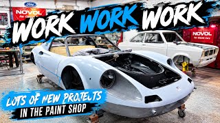 WORK WORK WORK! - LOTS OF NEW PROJECTS IN THE PAINTSHOP