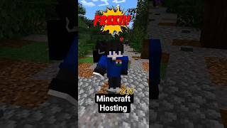 😎 Best Free Minecraft Hosting Ever #minecraft #shorts