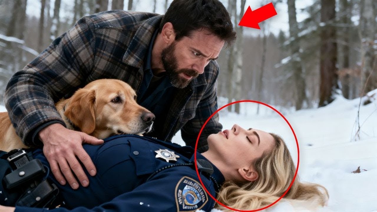 Police Couldn’t Believe It — A Single Dad And His Dog Save A Female Cop In A Blizzard