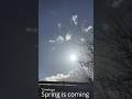 Beautiful Sky Timelapse ☀️ Spring is Coming