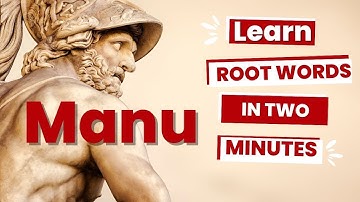 What Does MANU Mean? Learn This Root Word with Examples!