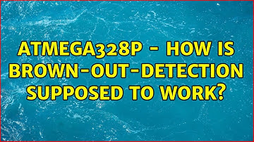 Atmega328P - How is brown-out-detection supposed to work?