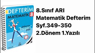 8.SINIF ARI DEFTERİM S.349-350 2.DÖNEM 1.YAZILI