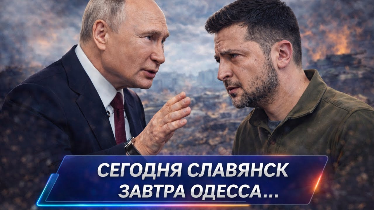 ⚡️ Провал переговоров // Трамп поставил Зеленского на место // После Славянска - Одесса и