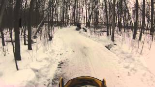 Georgina sled trails 2014