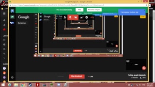 Testing google hangouts