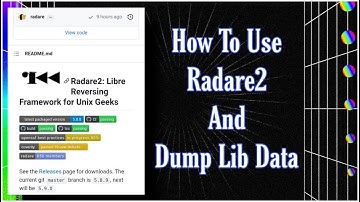 How To Use Radare2 And Dump Lib Data