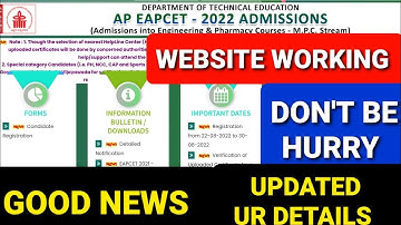 ap eamcet 2022 registration started|#apeamcet2022_counseling #apeamcet2022 #apeamcet2022_counseling