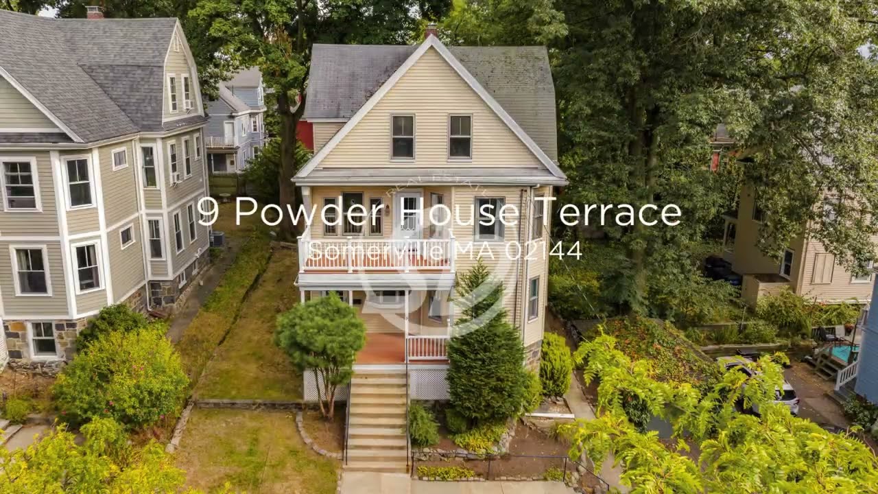 Somerville MA 02144 ~ Stately 2-Family Building set amidst nature 0.4 mile to Davis and Ball Squares