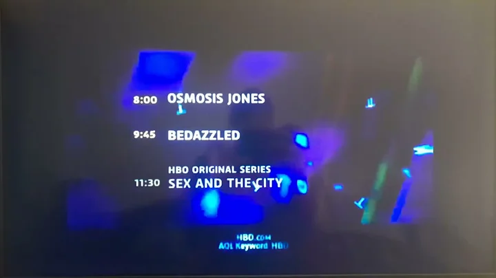 Opening To Osmosis Jones (2001) on HBO Movie Premiere (Saturday, June 15, 2002) @ 8:00 PM