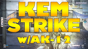 COD Ghosts: "K.E.M. STRIKE" w/ AK-12 On Freight & Tips On Getting KEM Strikes