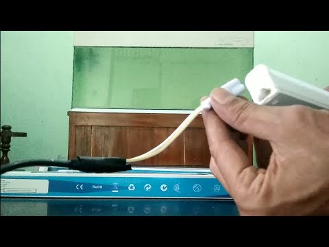 TUTORIAL Bikin LAMPU LED 120cm CUMA 40 REBUAN (DIY -aquarium/aquascape). 