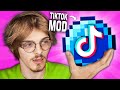 Jai install les mods minecraft de tiktok et ctait ouf en fait