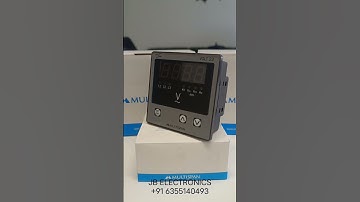Three Phase Digital Voltmeter MULTISPAN Volt 23 #electrical #multispan #controlpanel