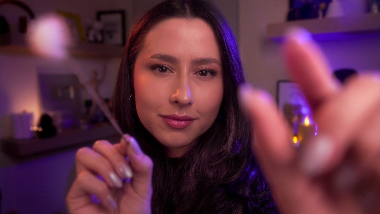 ASMR 🤏 Unusual Face Cleaning ✨ Sleep Triggers, Plucking, Brushing & More