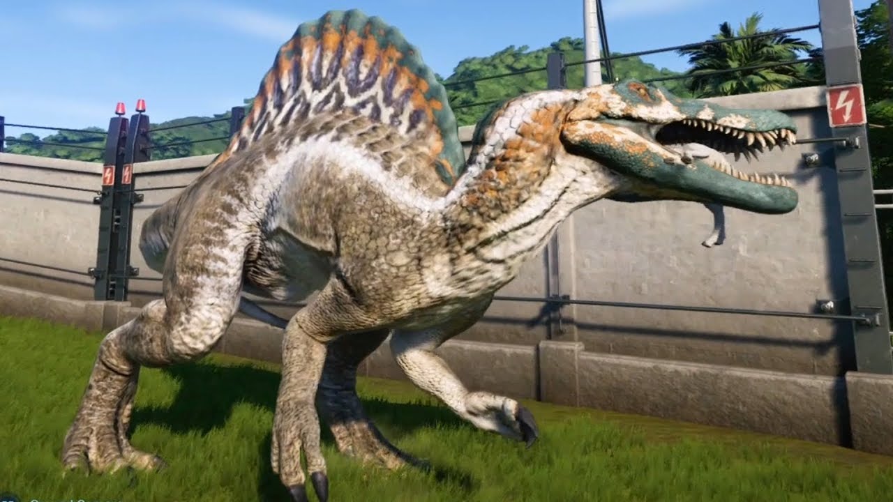 jurassic world evolution spinosaurus