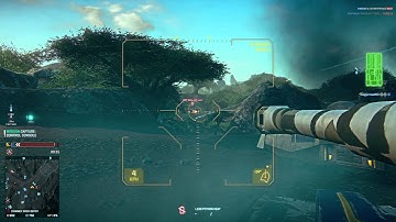 Planetside 2 - Chimney Rock Depot  - Lightning tank farm.