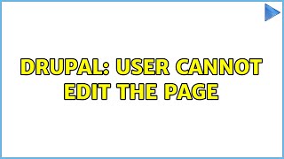 Celebrity Drupal: user cannot edit the page (2 Solutions!!) Net Worth