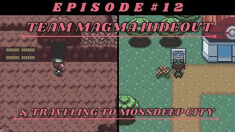 GBA Pokémon Emerald: Ep12 Team  Magma Hideout 🌋🔥 | NO COMMENTARY
