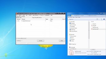 How to convert PCL, PRN print files back to PDF