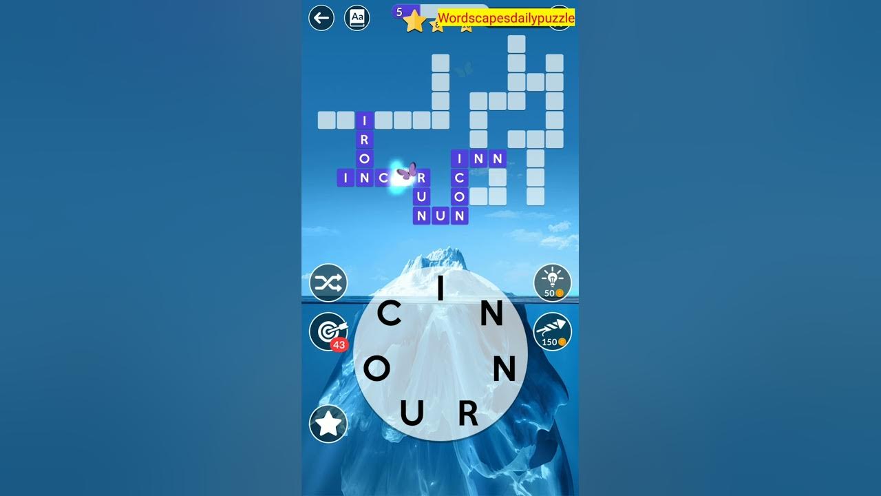 WORDSCAPES Daily Puzzle January 11, 2022 YouTube