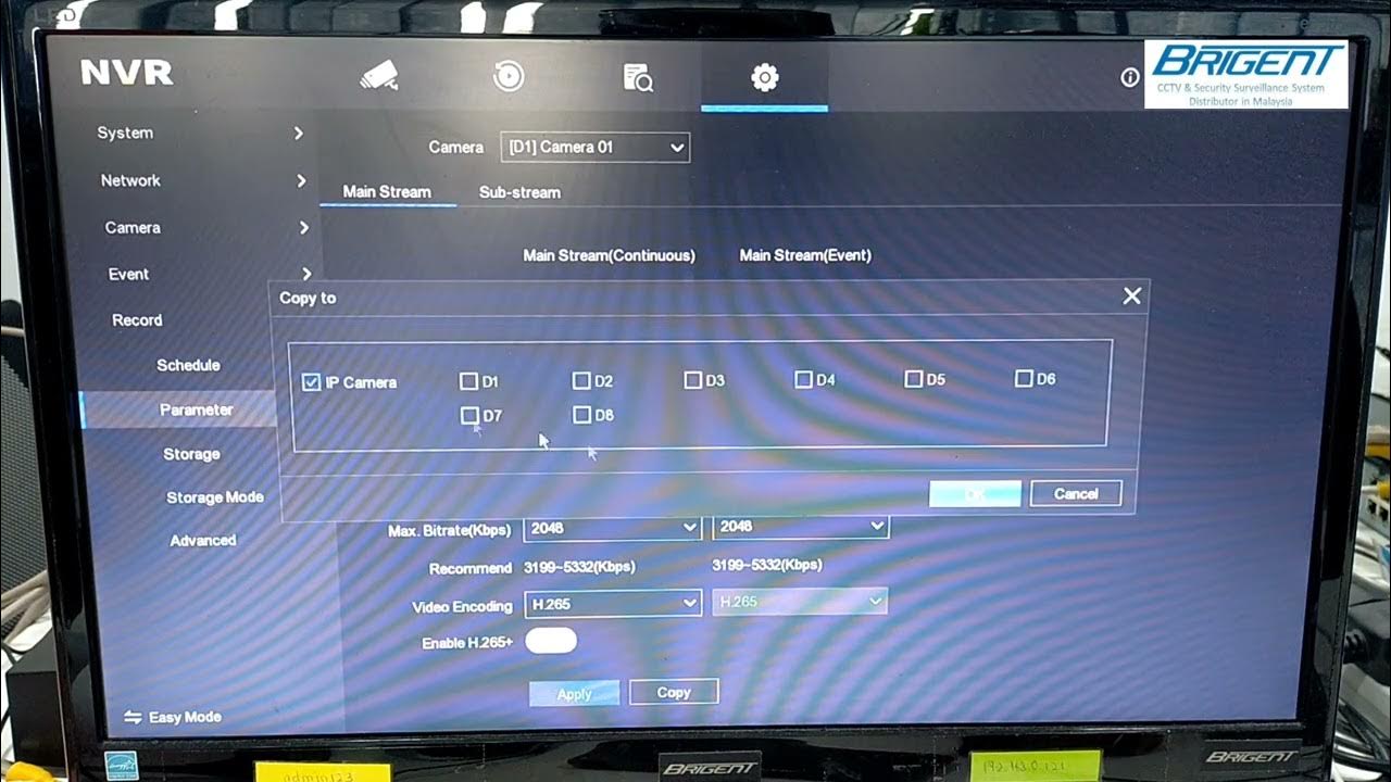 HIKVISION ENABLE MAIN AND SUBSTREAM RECORDING NEW INTERFACE YouTube