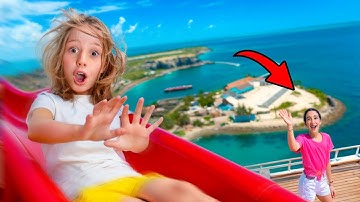 Nastya and Evelyn fun cruise adventure for kids