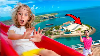 Nastya and Evelyn fun cruise adventure for kids