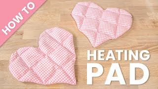 DIY Heating Pack Tutorial | How to Make a Heating Pad with Rice | Valentines Day Craft!